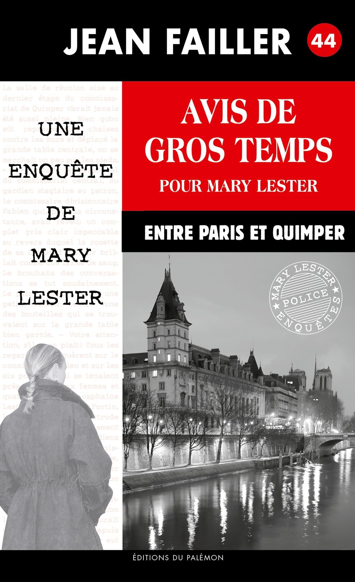 Avis de gros temps pour Mary Lester: Au cour du 36 quai des Orfèvres
