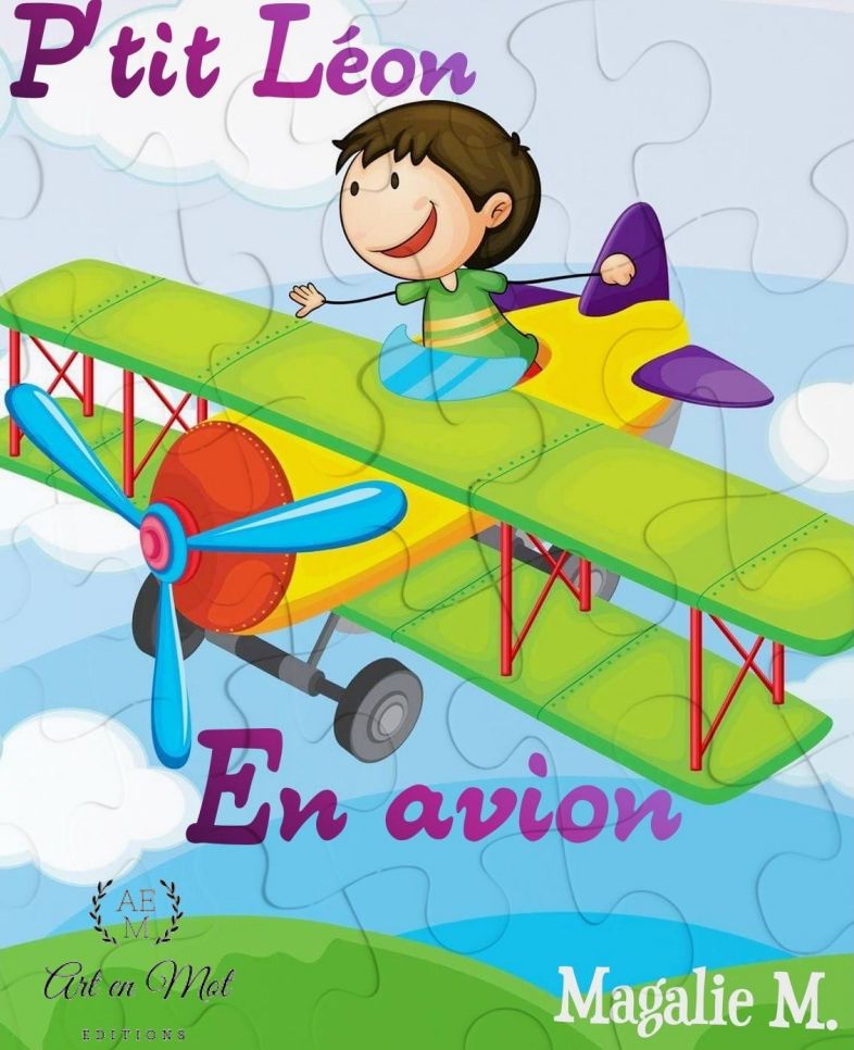 P'tit Léon en avion: Histoire pour la jeunesse