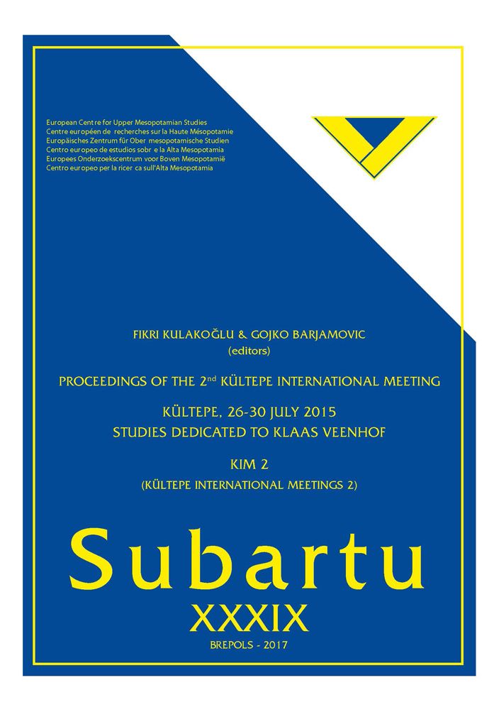 Kultepe International Meetings, Vol. II: Movement, Resources, Interaction