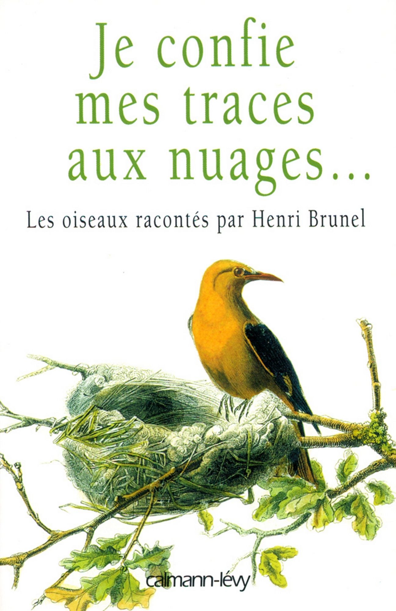 Je confie mes traces aux nuages...: Les oiseaux racontés par Henri Brunel