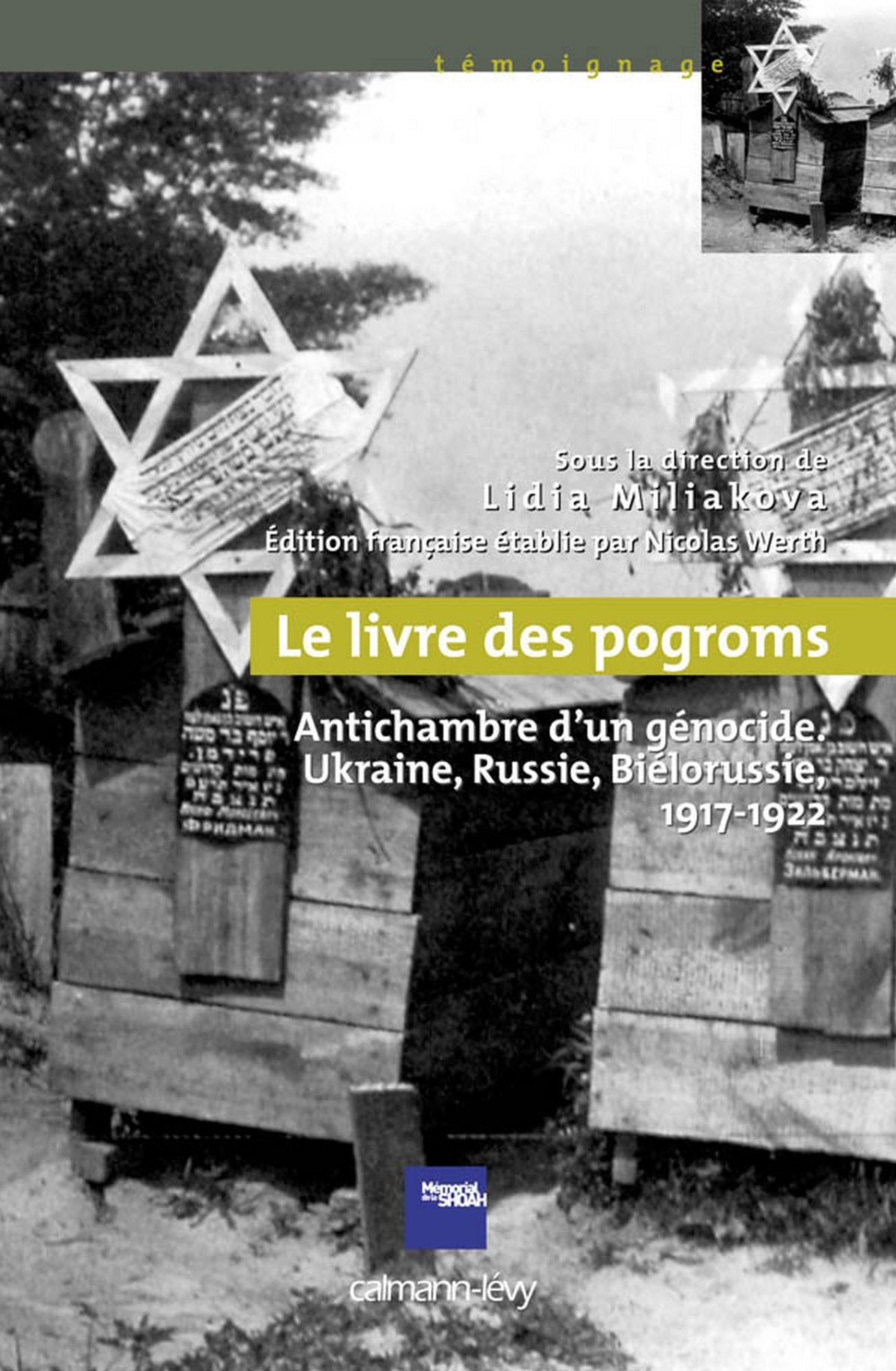 Le Livre des pogroms: Antichambre d'un génocide, Ukraine, Russie, Biélorussie, 1917-1922