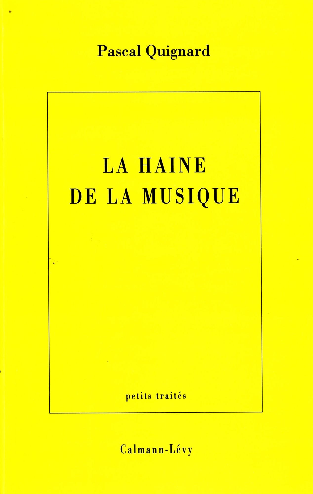 La Haine de la musique