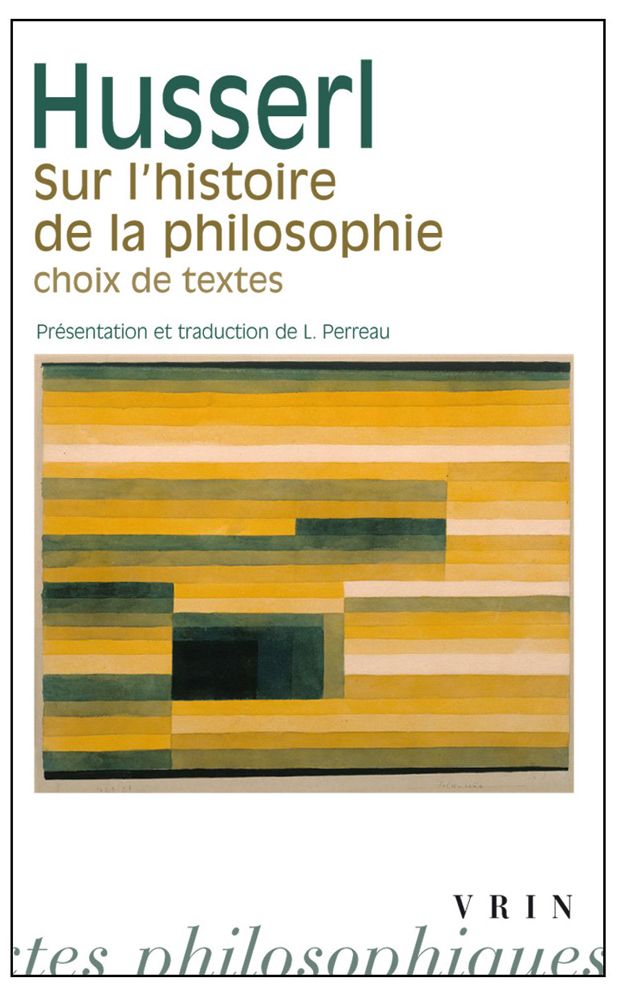 Sur l'histoire de la philosophie: Choix de textes