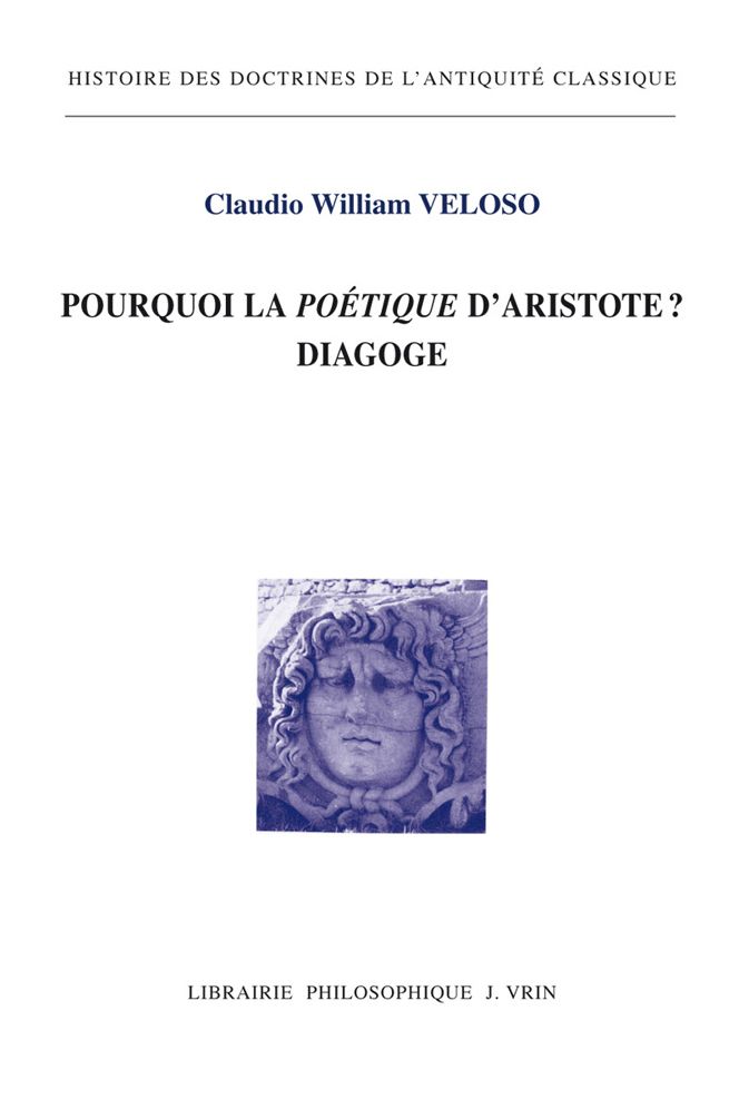 Pourquoi La Poetique d'Aristote?: Diagoge