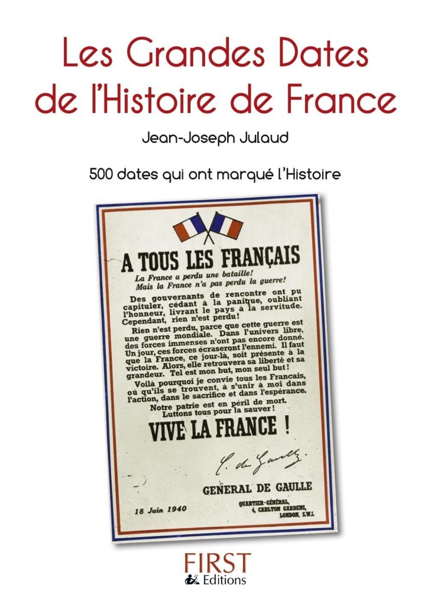 Petit Livre de - Grandes dates de l'Histoire de France, 2e