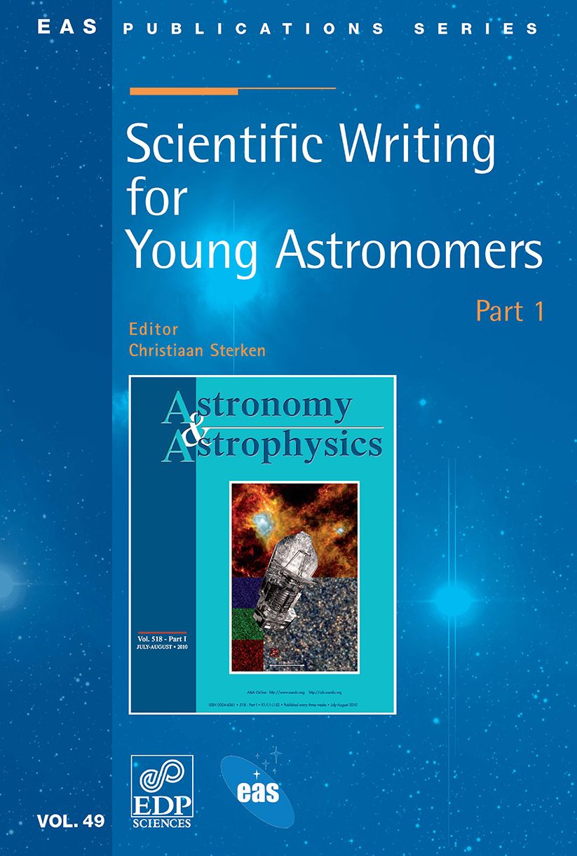 Scientific Writing for Young Astronomers - Part 1