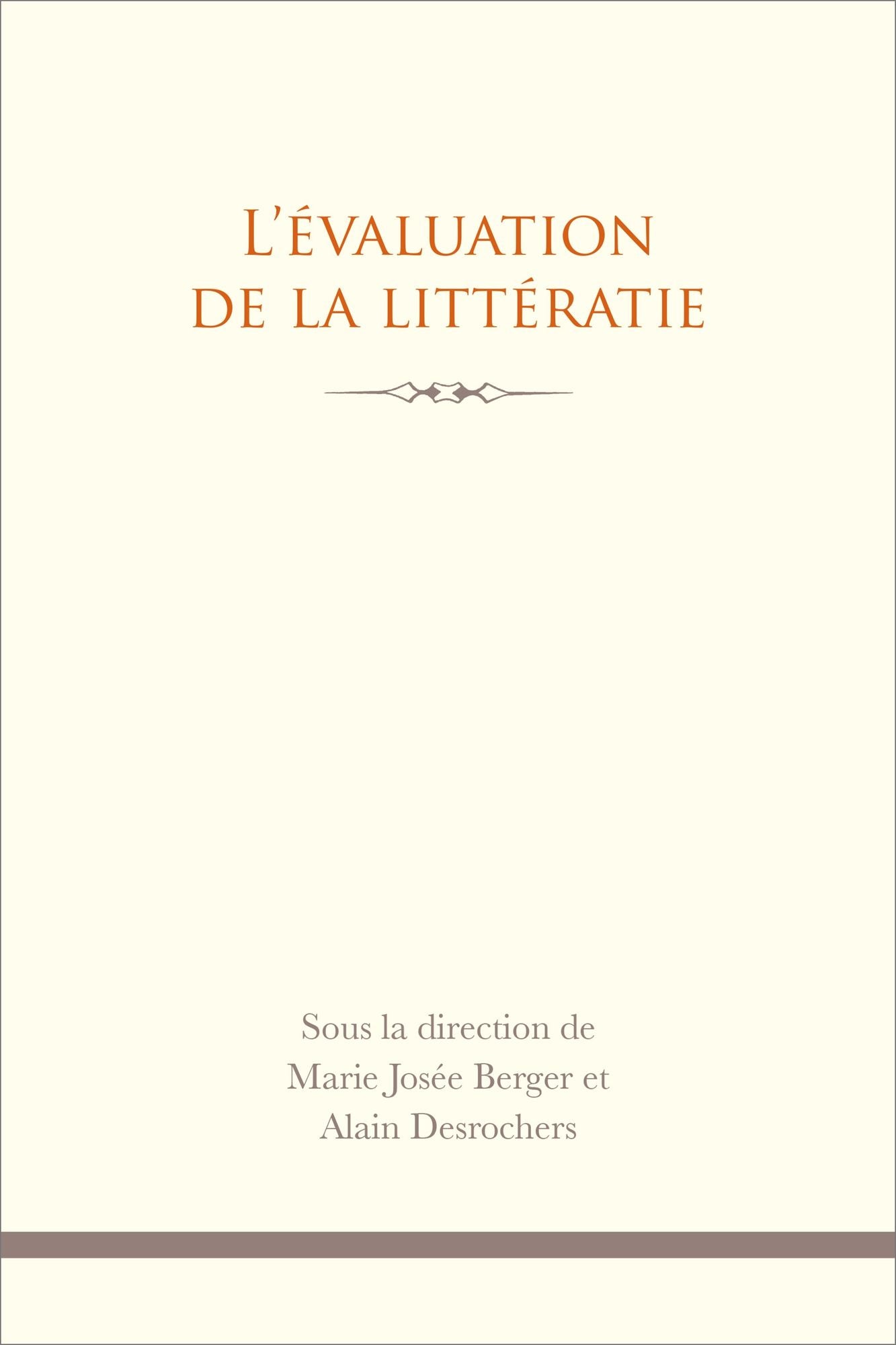 L' Évaluation de la littératie