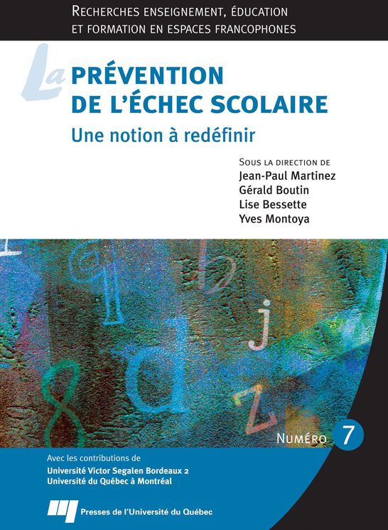 La prévention de l'échec scolaire: Une notion à redéfinir