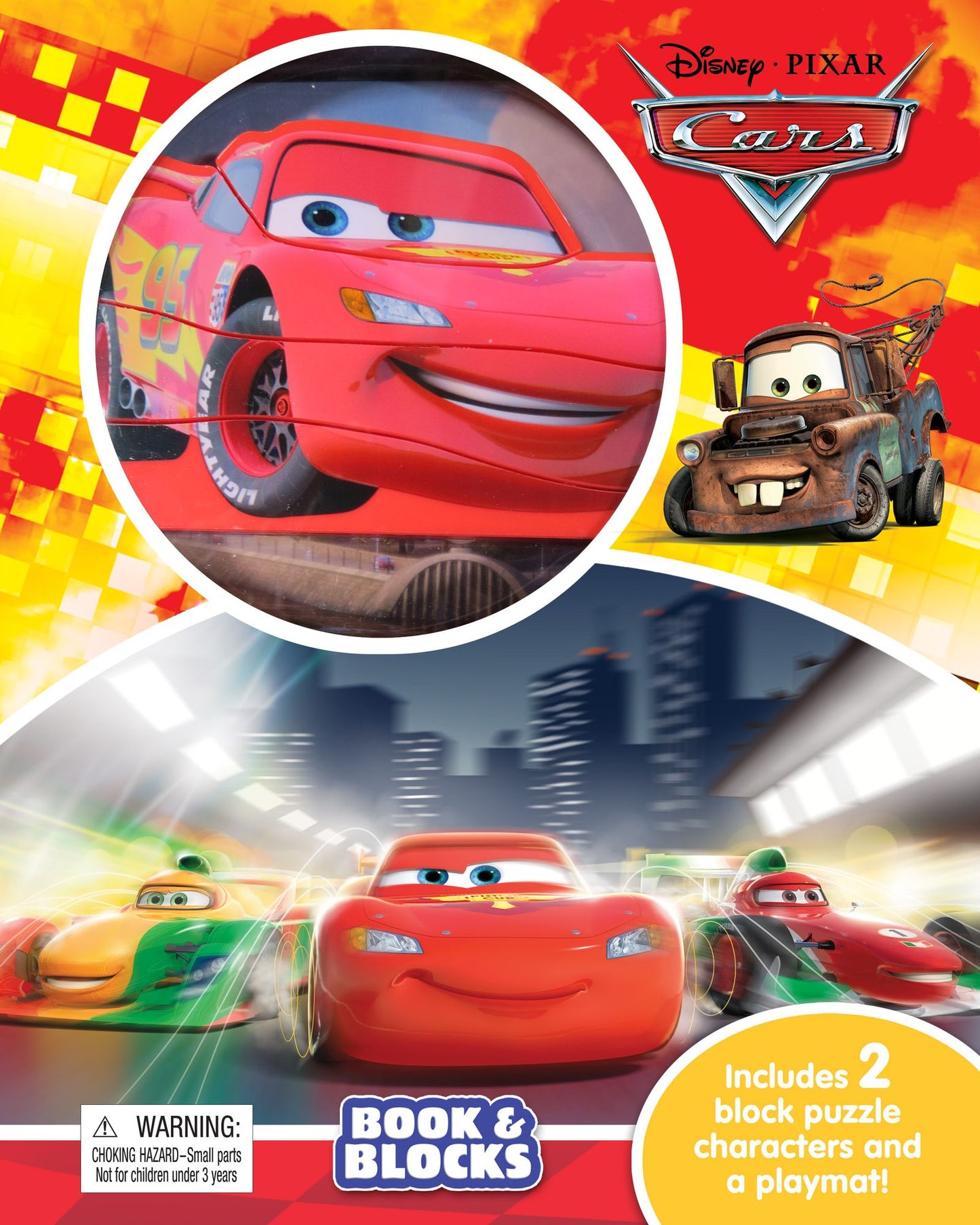 Disney Cars Book & Blocks
