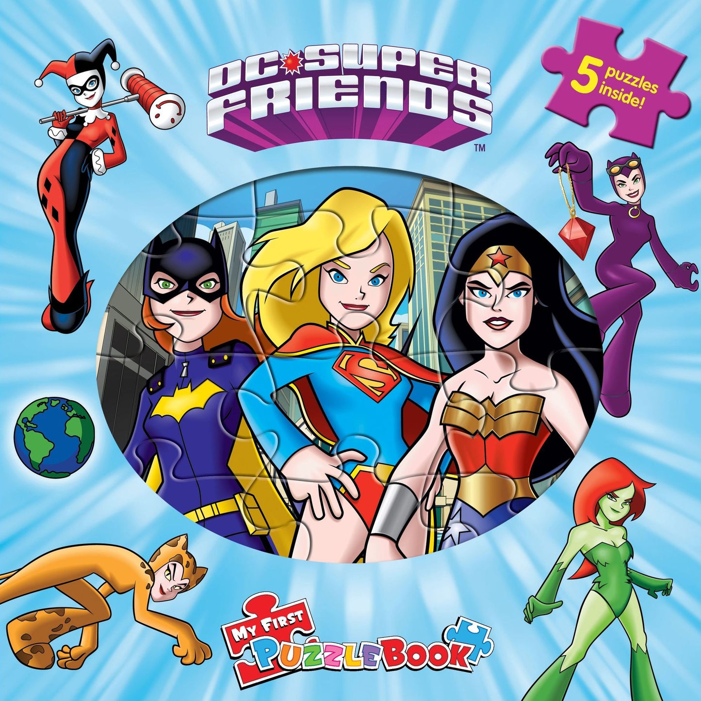 DC COMICS GIRLS SUPER FRIENDS MF PUZZLE BOOK