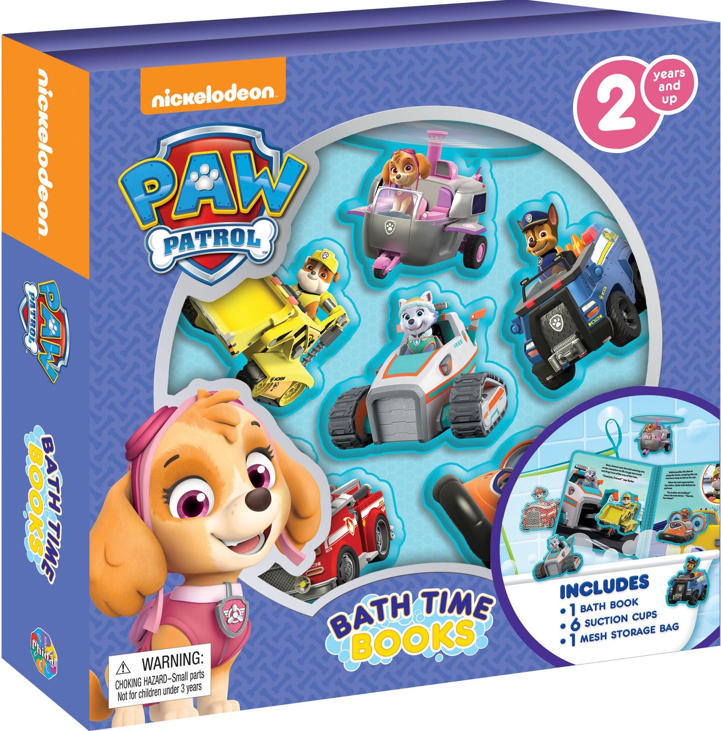 Nick Paw Patrol Girls Bath-Time Books