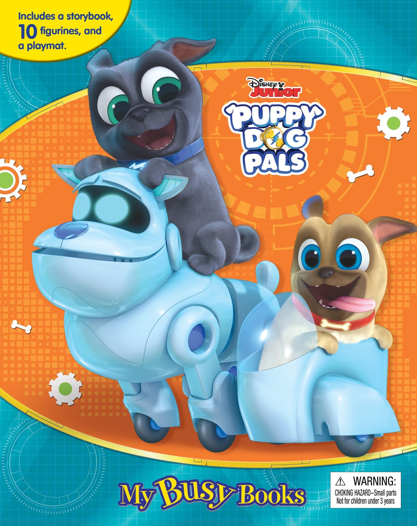 Disney Jr Puppy Dog Pals My Busy Books