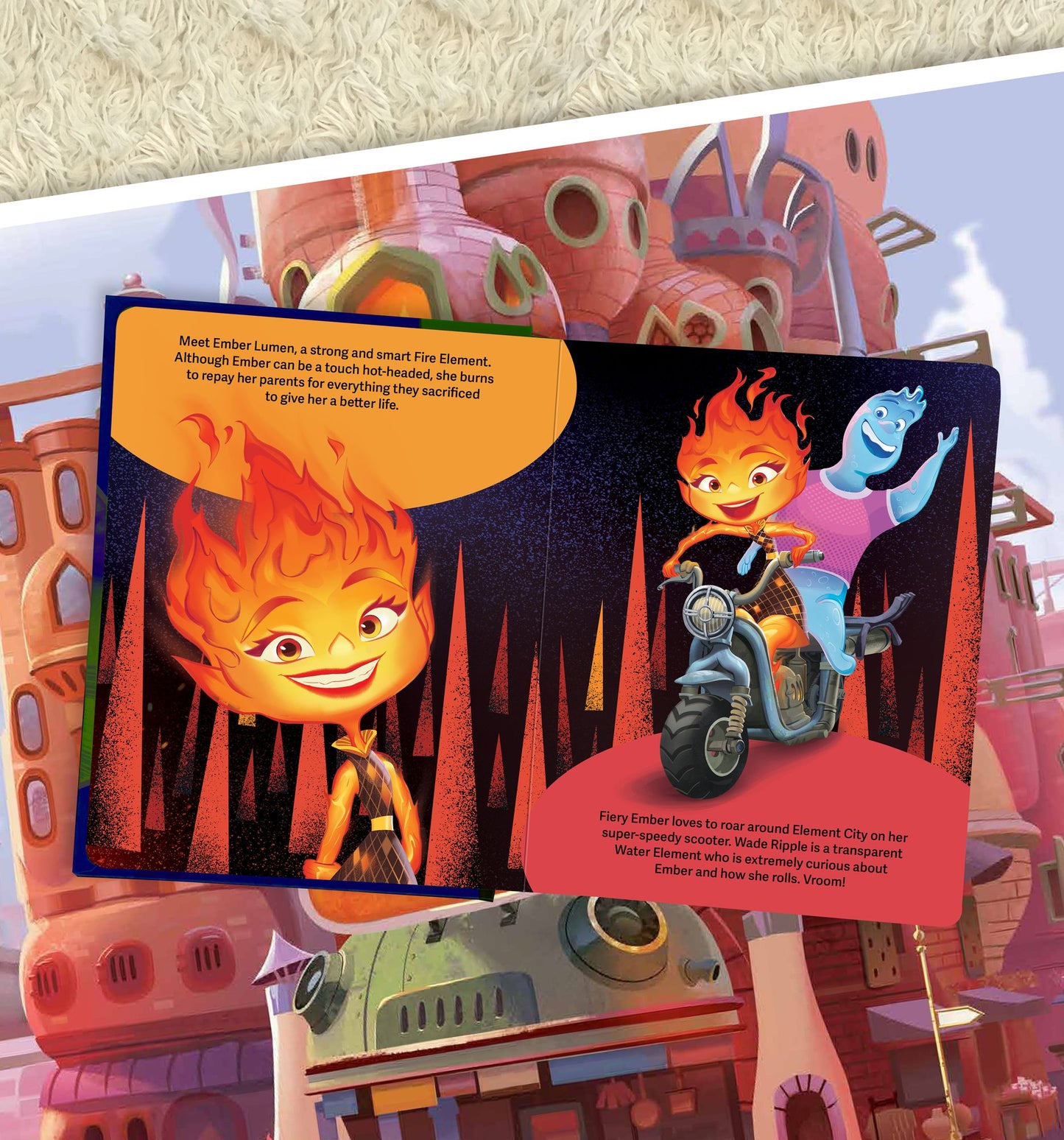 PIXAR ELEMENTAL MY BUSY BOOKS