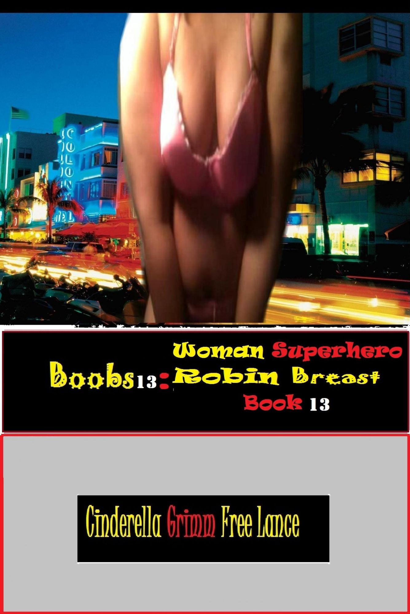 Boobs13: Woman Superhero Robin Breast Book 13