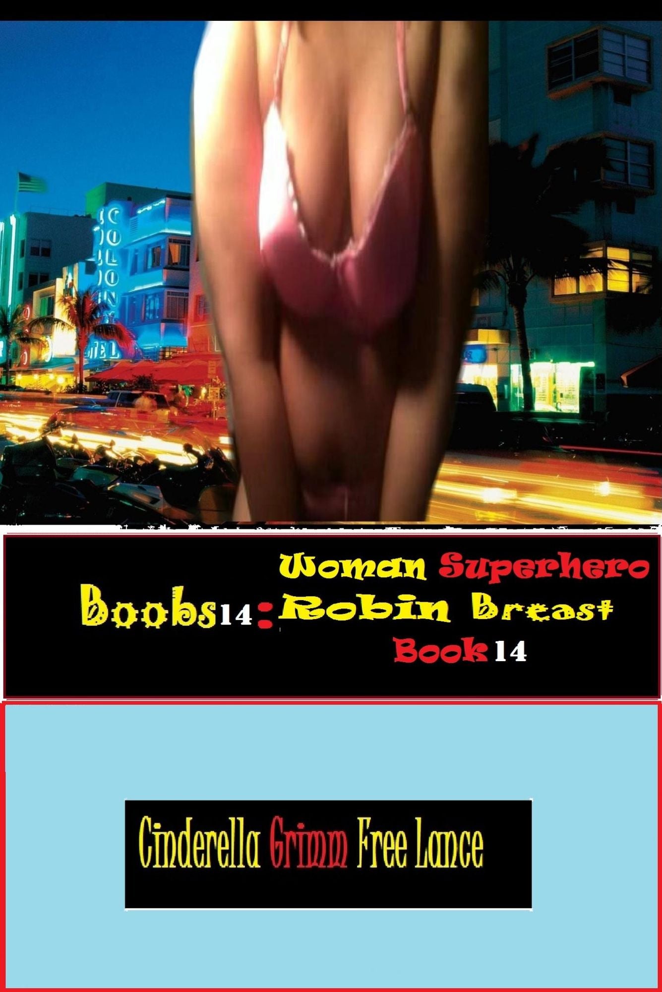 Boobs14: Woman Superhero Robin Breast Book 14