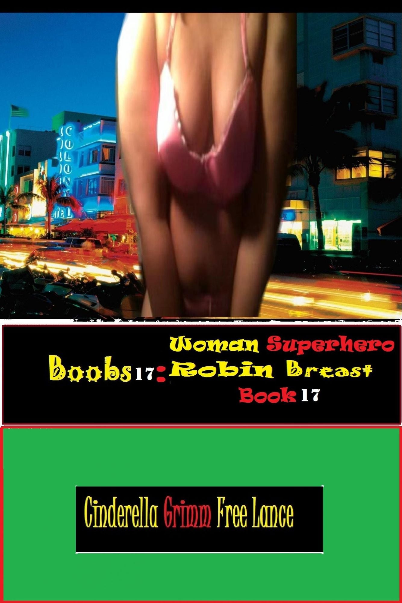 Boobs17: Woman Superhero Robin Breast Book 17