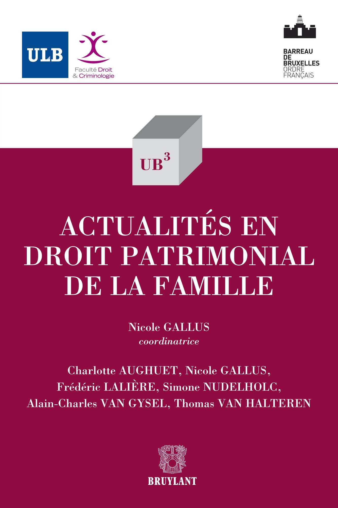Actualités en droit patrimonial de la famille