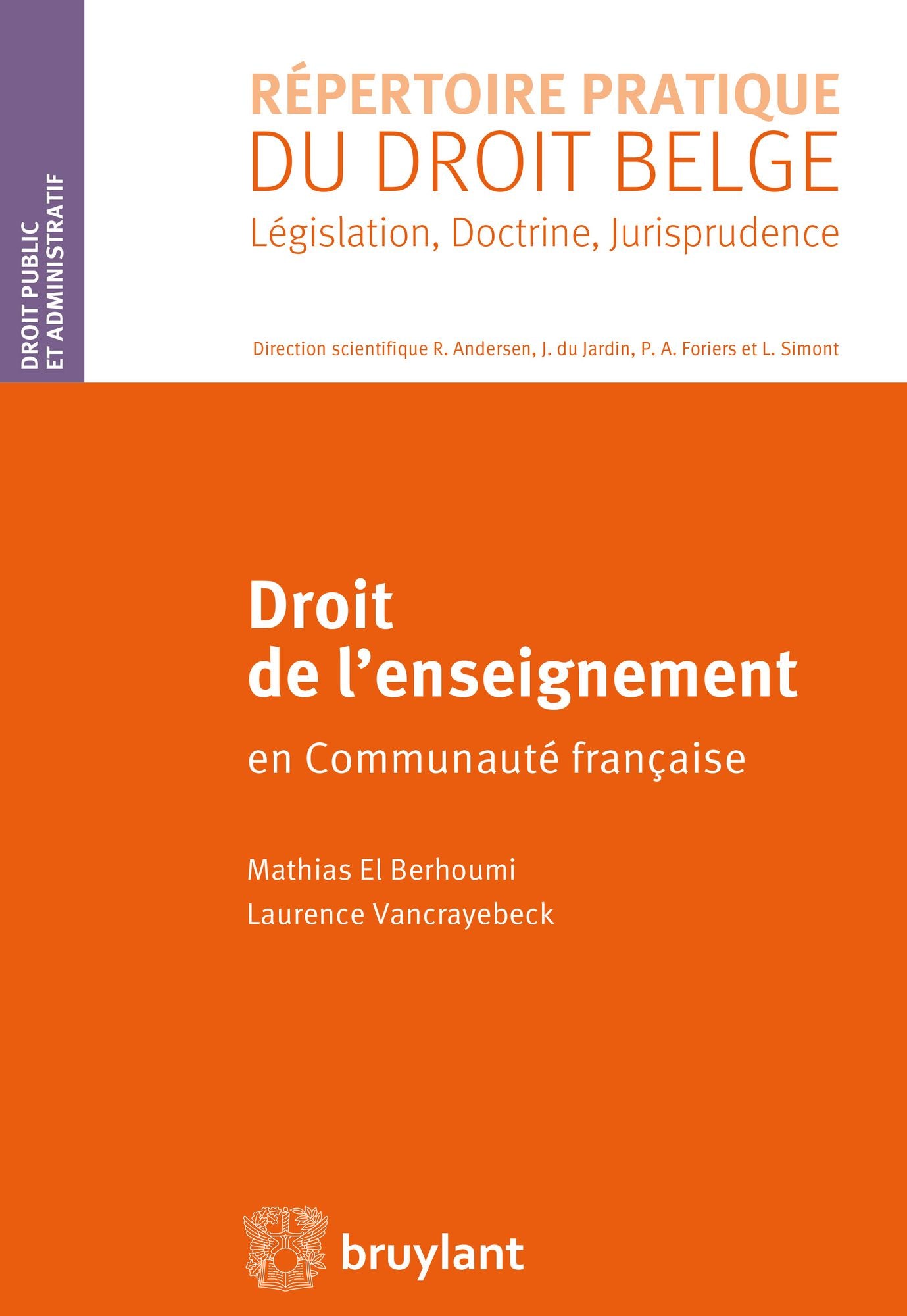 Droit de l'enseignement: en Communauté française