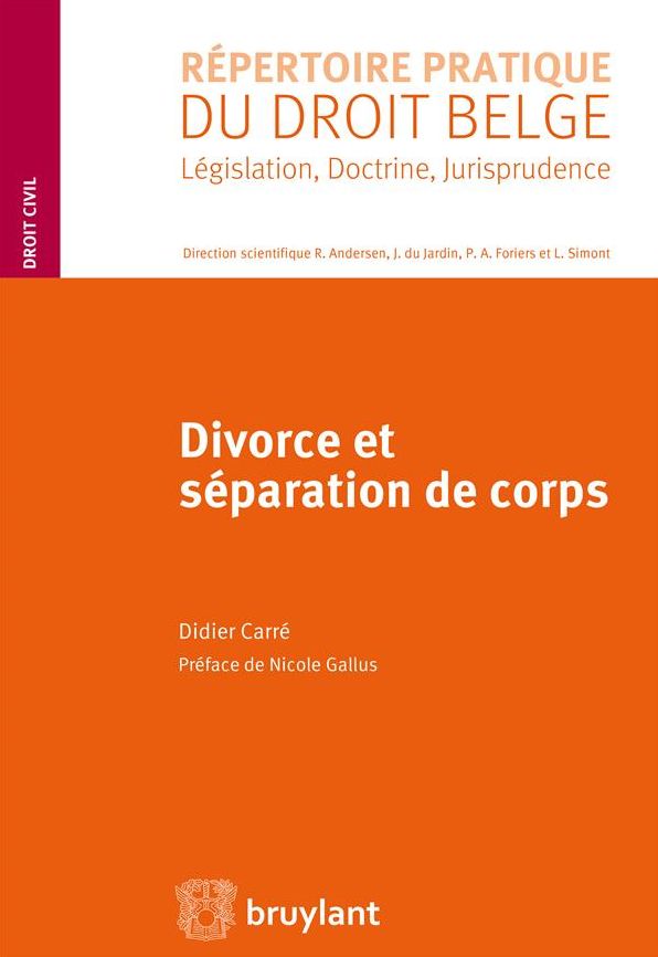Divorce et séparation de corps