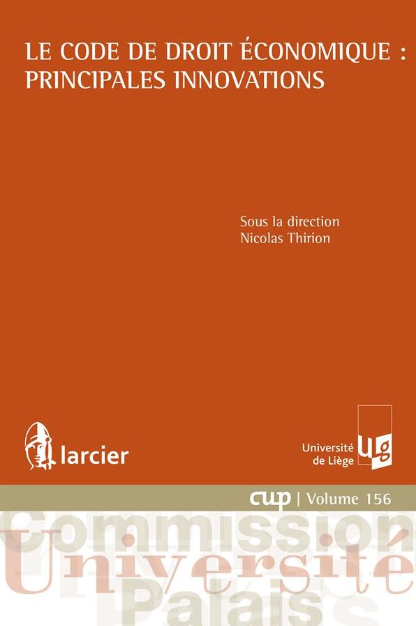 Le Code de droit économique : principales innovations