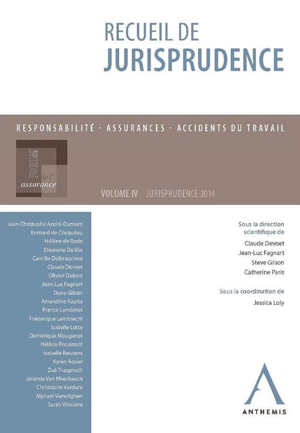 Recueil de jurisprudence du Forum de l'assurance: Volume IV