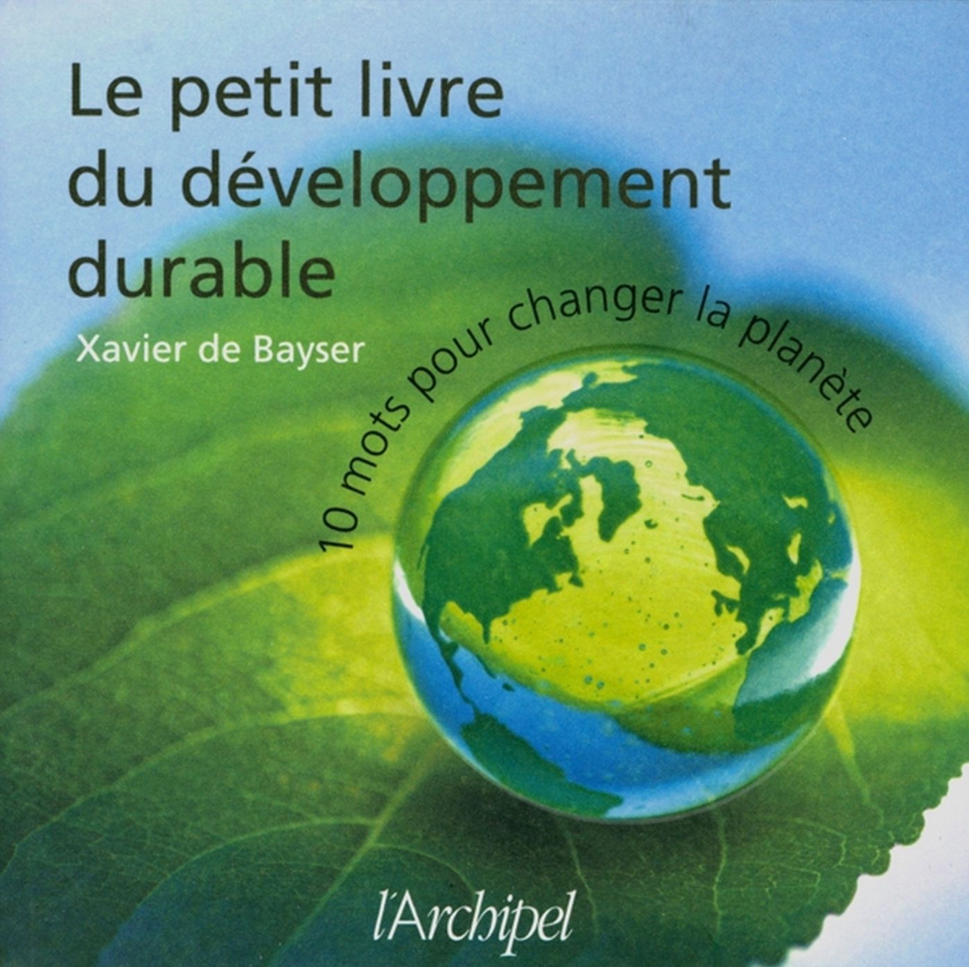 Le petit livre du développement durable