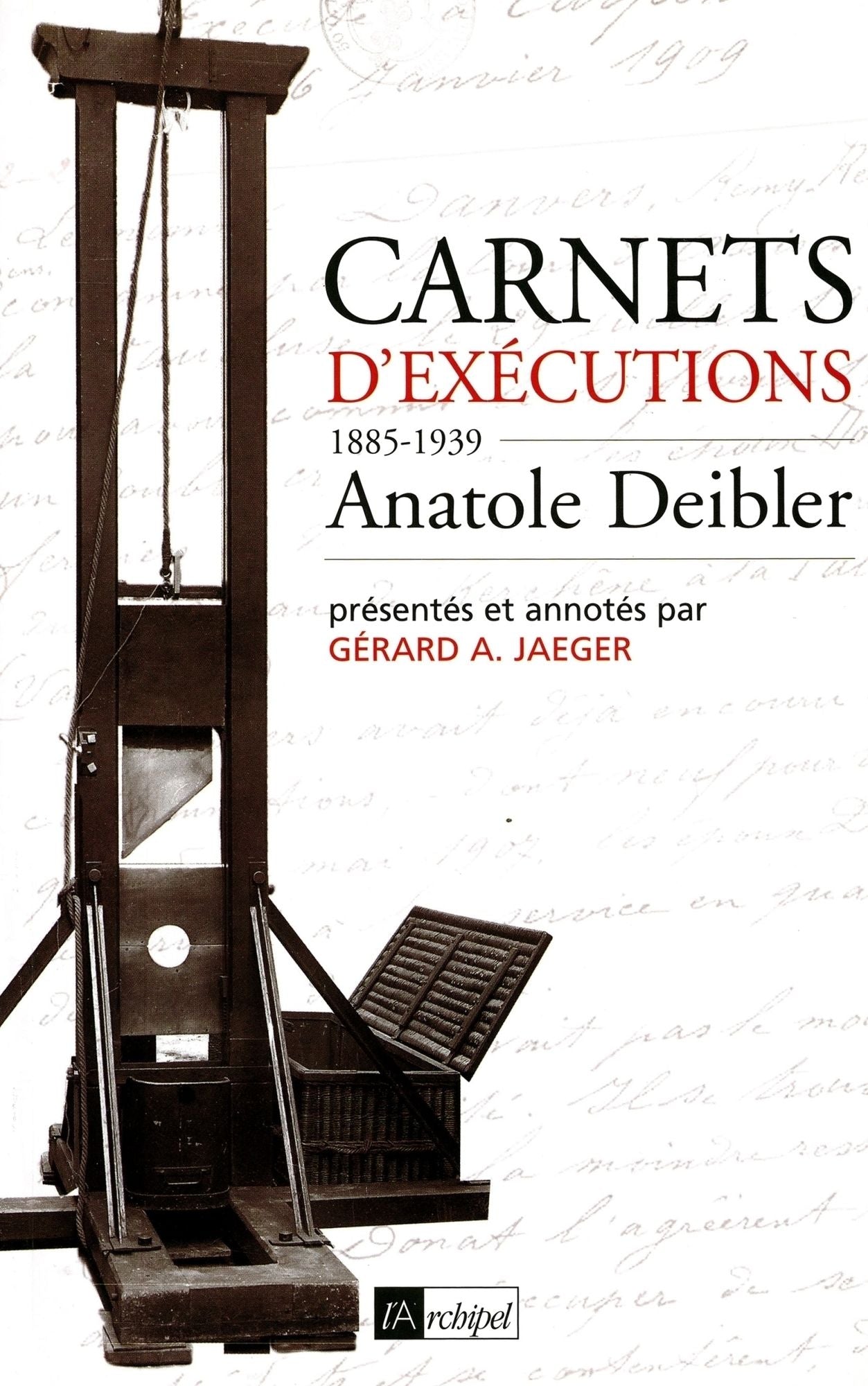 Carnets d'exécutions