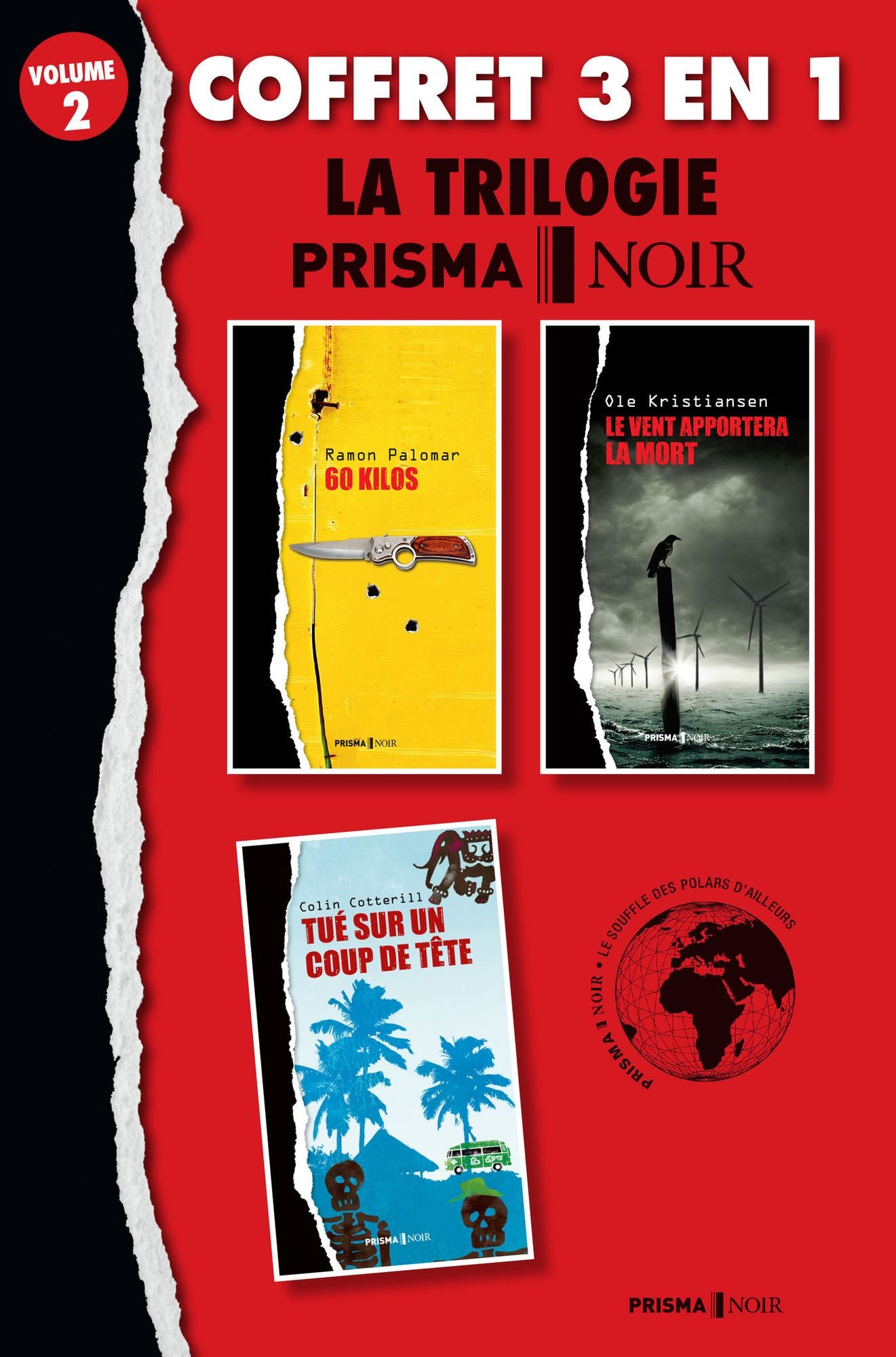 Coffret Prisma Noir 2 : 60 kilos, Tué sur un coup de tête, Le vent apportera la mort