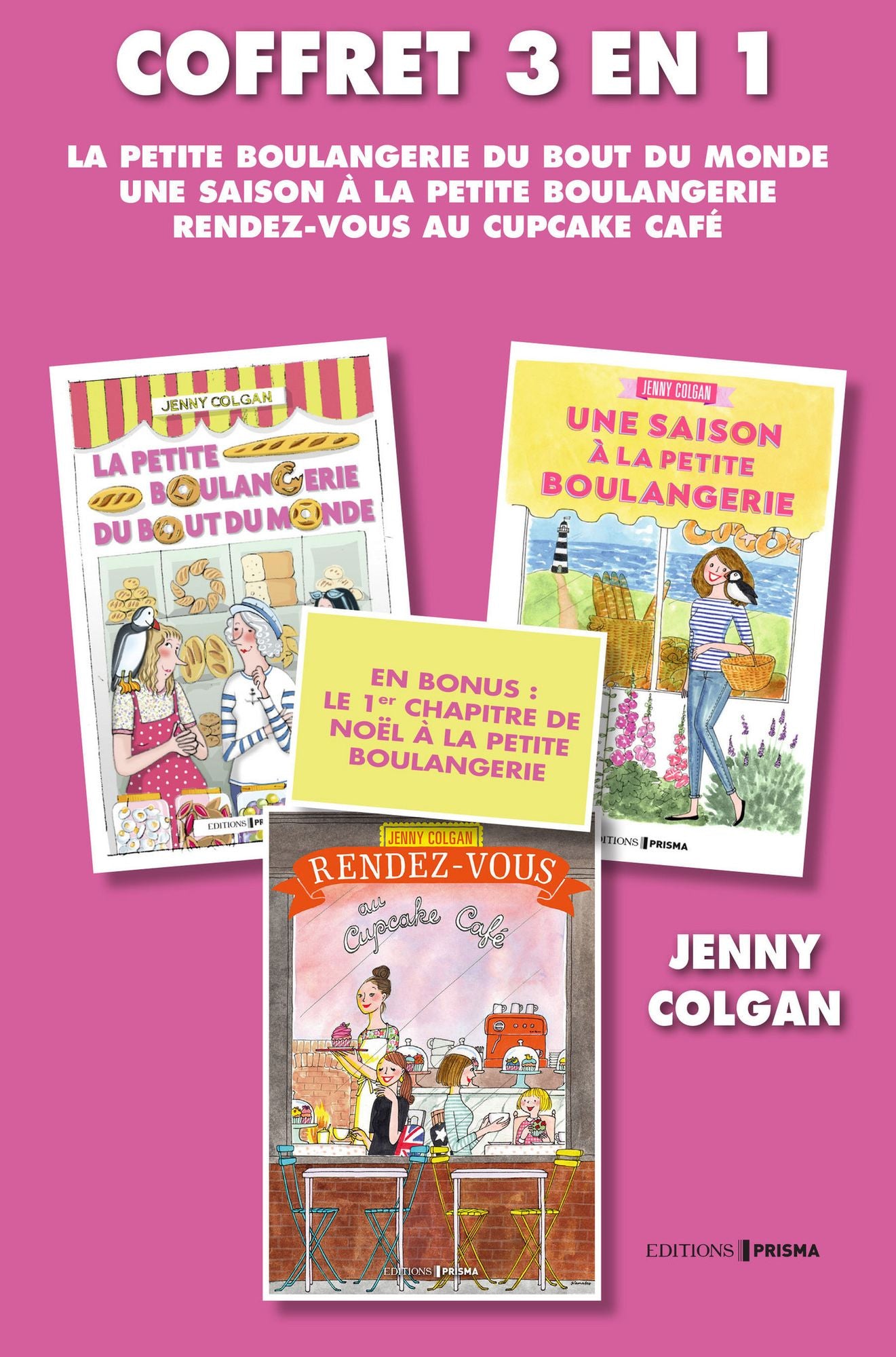 Coffret Jenny Colgan : La petite boulangerie 1 et 2 + Rendez-vous au Cupcake café (+1er chap Noël)