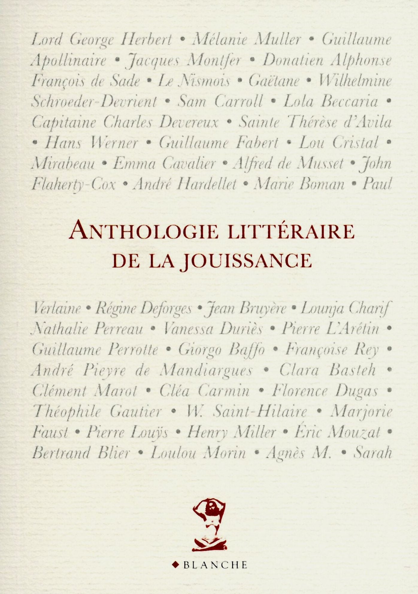 Anthologie littéraire de la jouissance