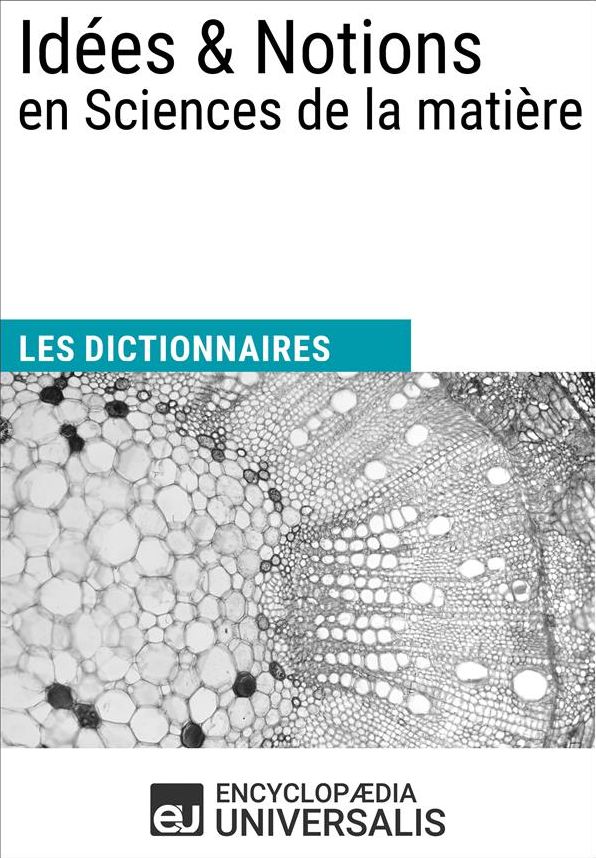 Dictionnaire des Idées & Notions en Sciences de la matière: (Les Dictionnaires d'Universalis)