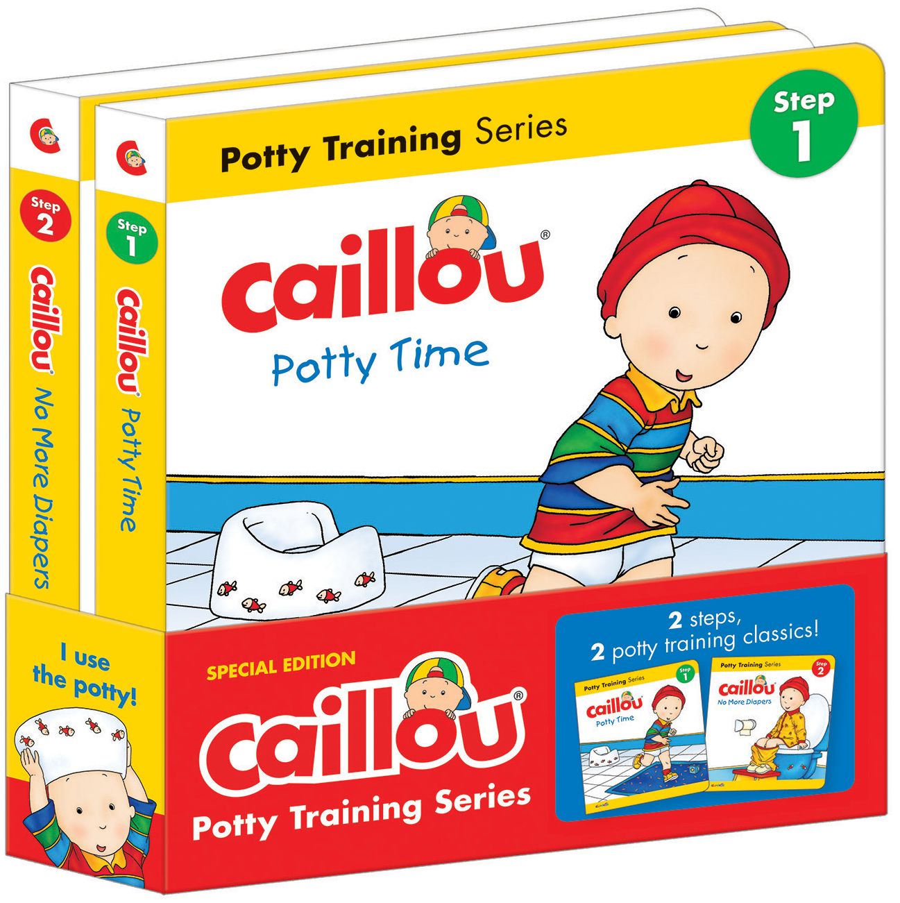 Caillou: Potty Training Series: 2 steps, 2 potty training classics