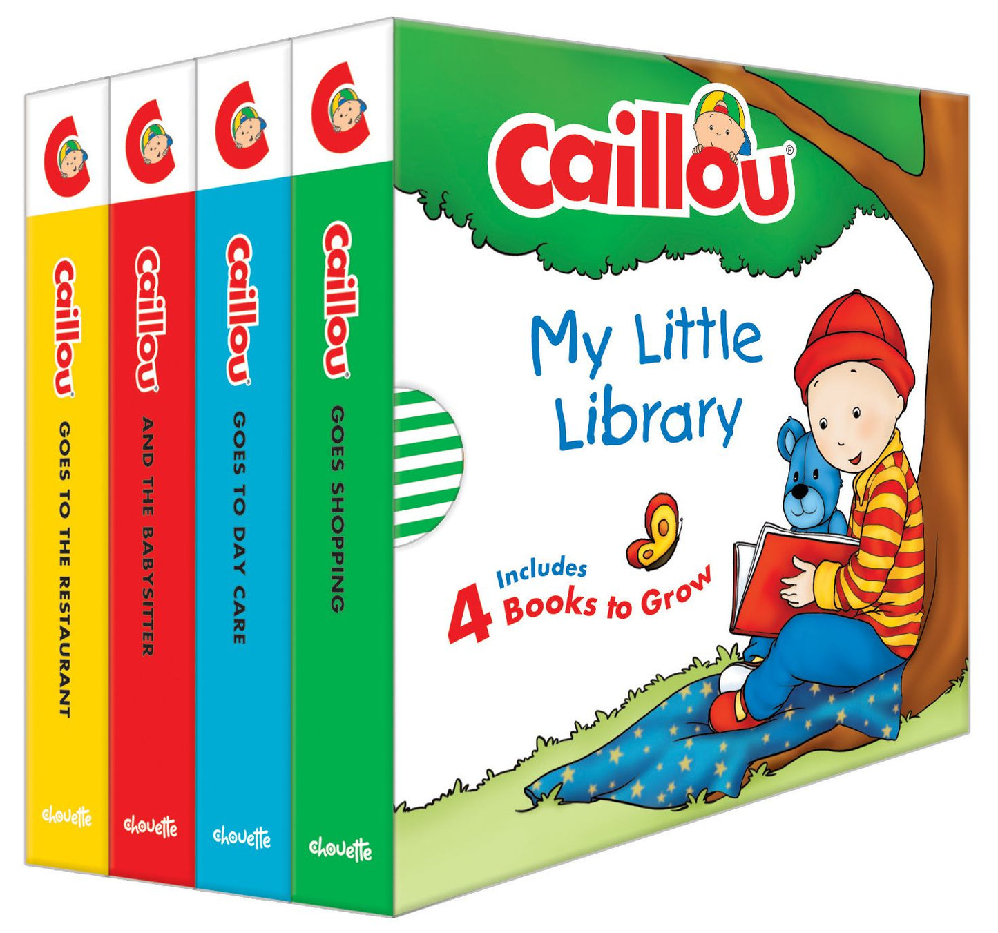 Caillou: My Little Library (4 Books to Grow)
