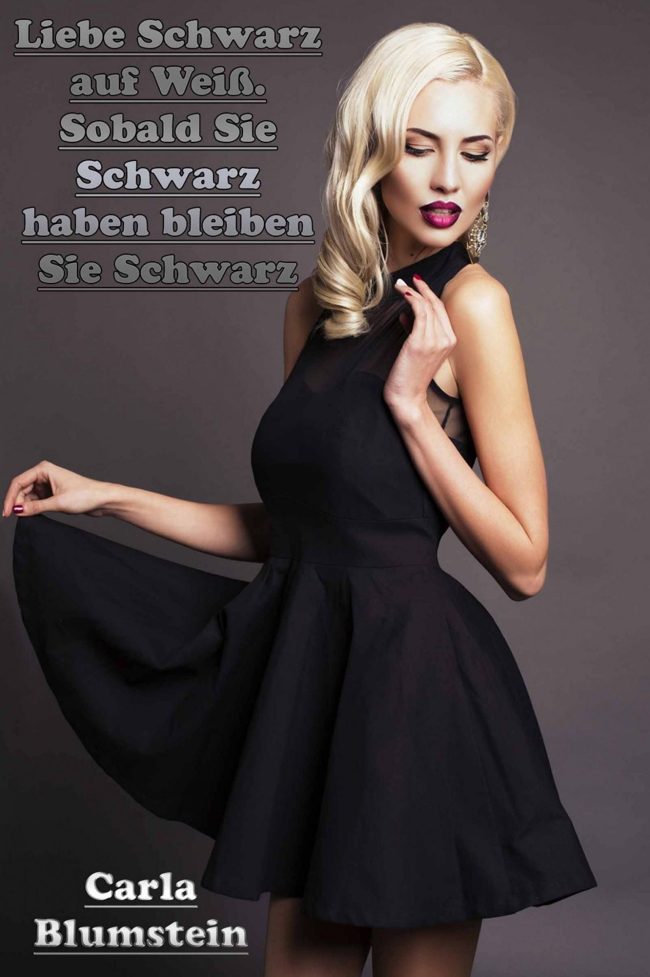 Liebe Schwarz auf Weiß. Sobald Sie Schwarz haben bleiben Sie Schwarz