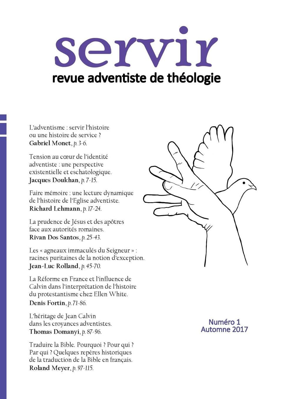 Servir. Revue Adventiste de Theologie