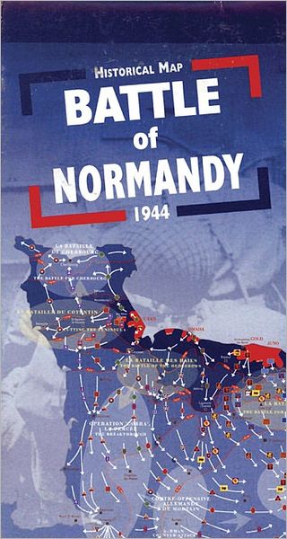 Battle of Normandy Historic Map: 1944