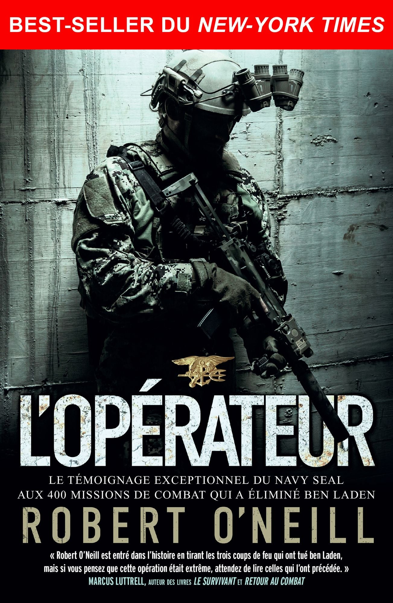 L'opérateur: Best-seller du New York Times