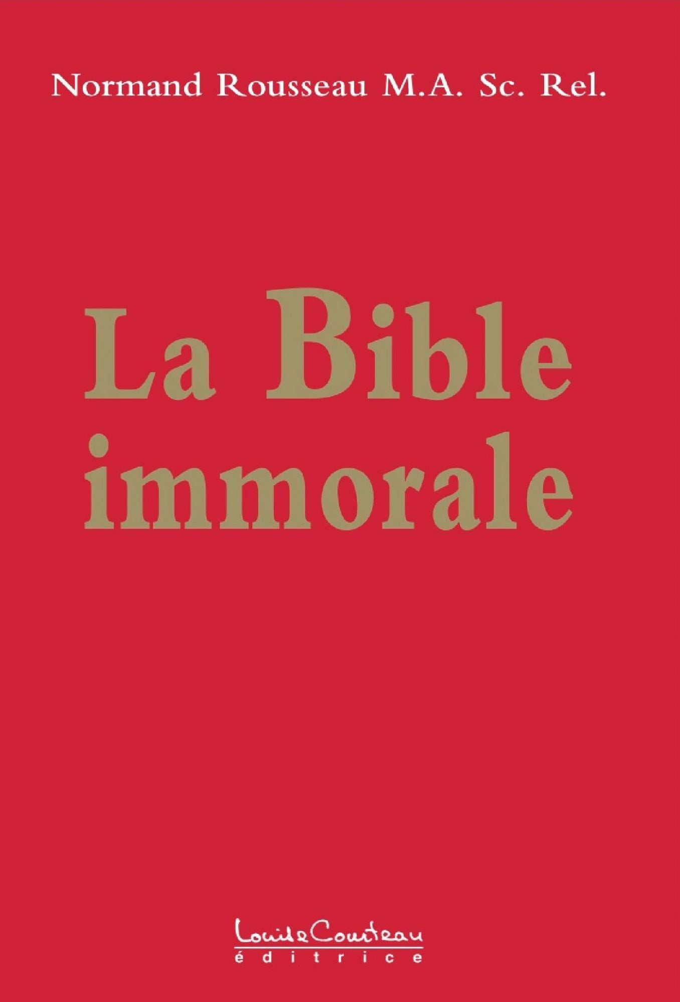La Bible immorale