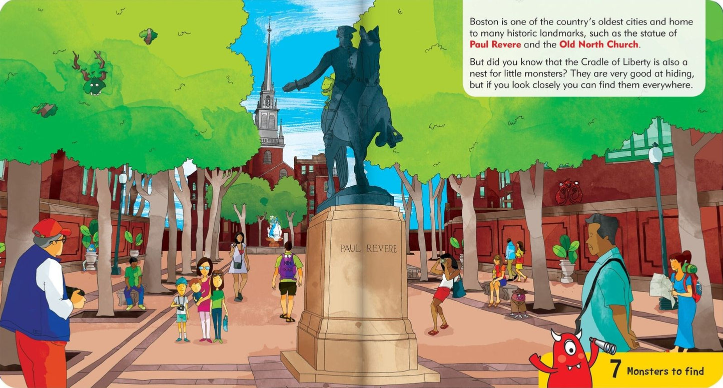 Boston Monsters: A Search-and-Find Book