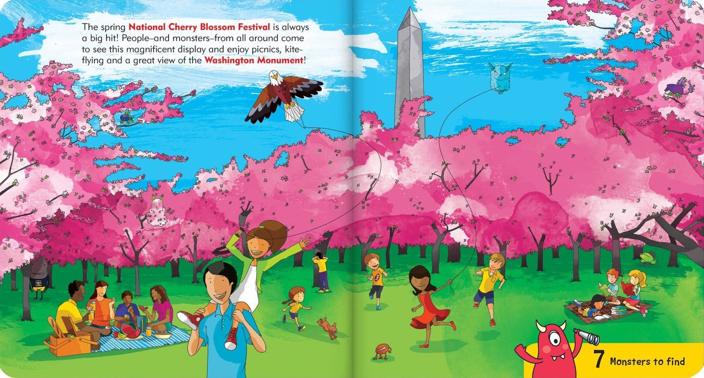 Washington D.C. Monsters: A Search-and-Find Book