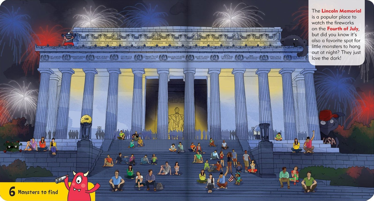 Washington D.C. Monsters: A Search-and-Find Book