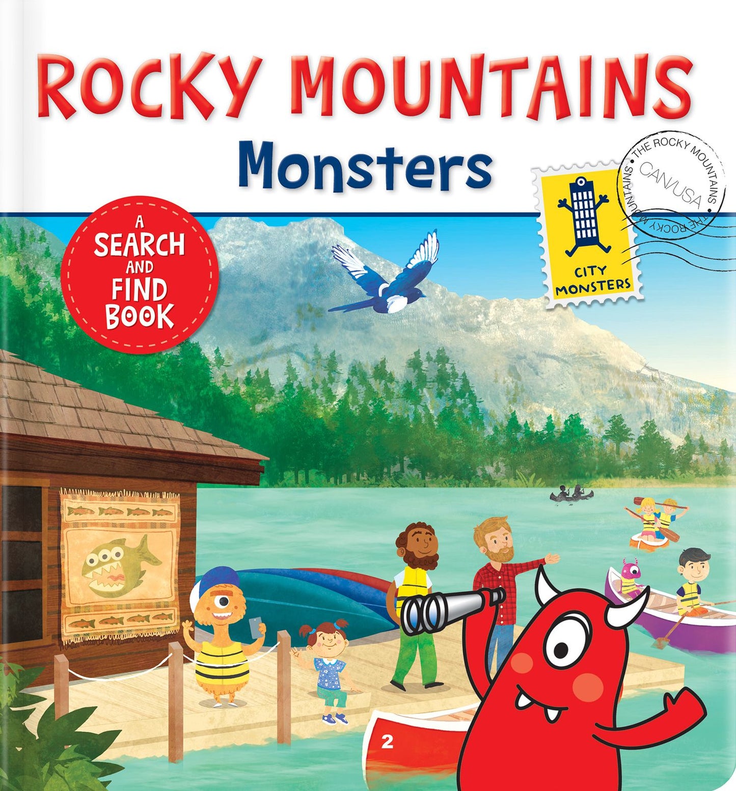 Rocky Mountains Monsters: A Search and Find Book