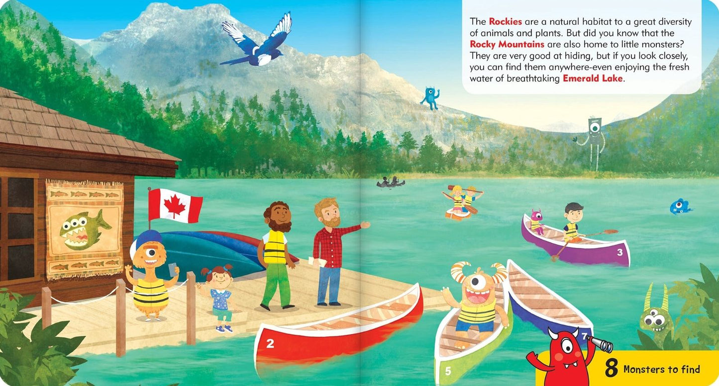 Rocky Mountains Monsters: A Search and Find Book