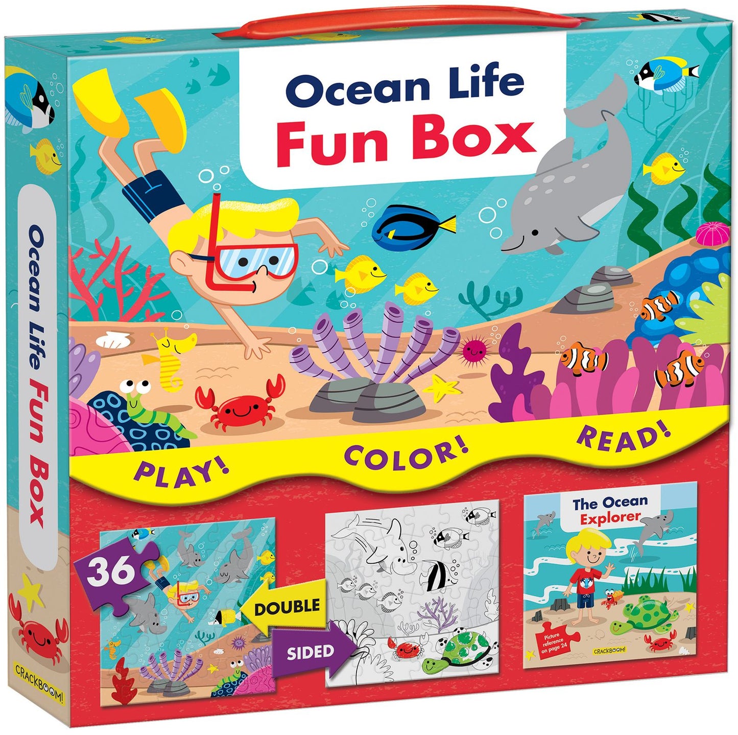 Ocean Life Fun Box: Includes a Storybook and a 2-in-1 puzzle