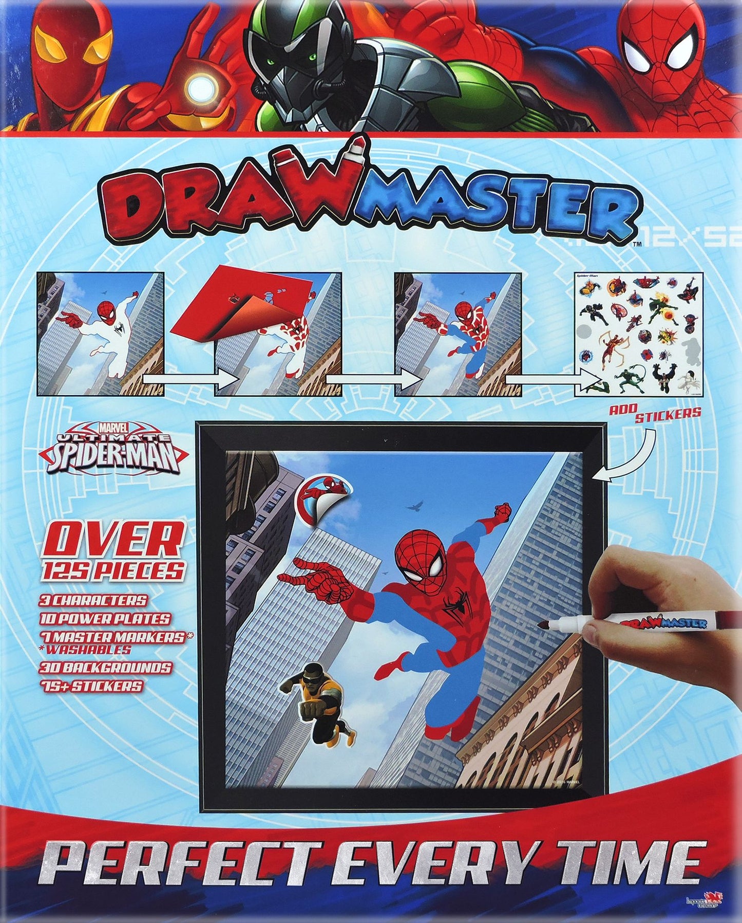 Drawmaster Marvel Ultimate Spider-Man: Spider-Man, Vulture and Iron Spider (Deluxe Set)
