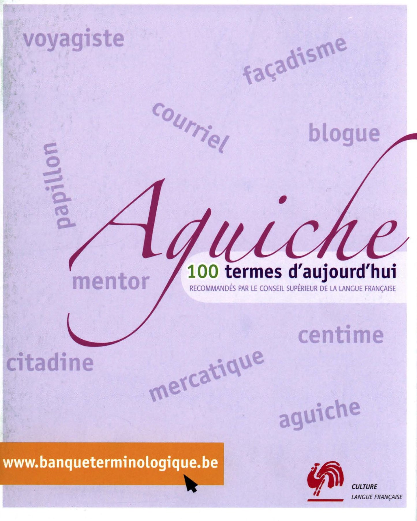 Aguiche: 100 termes d'aujourd'hui