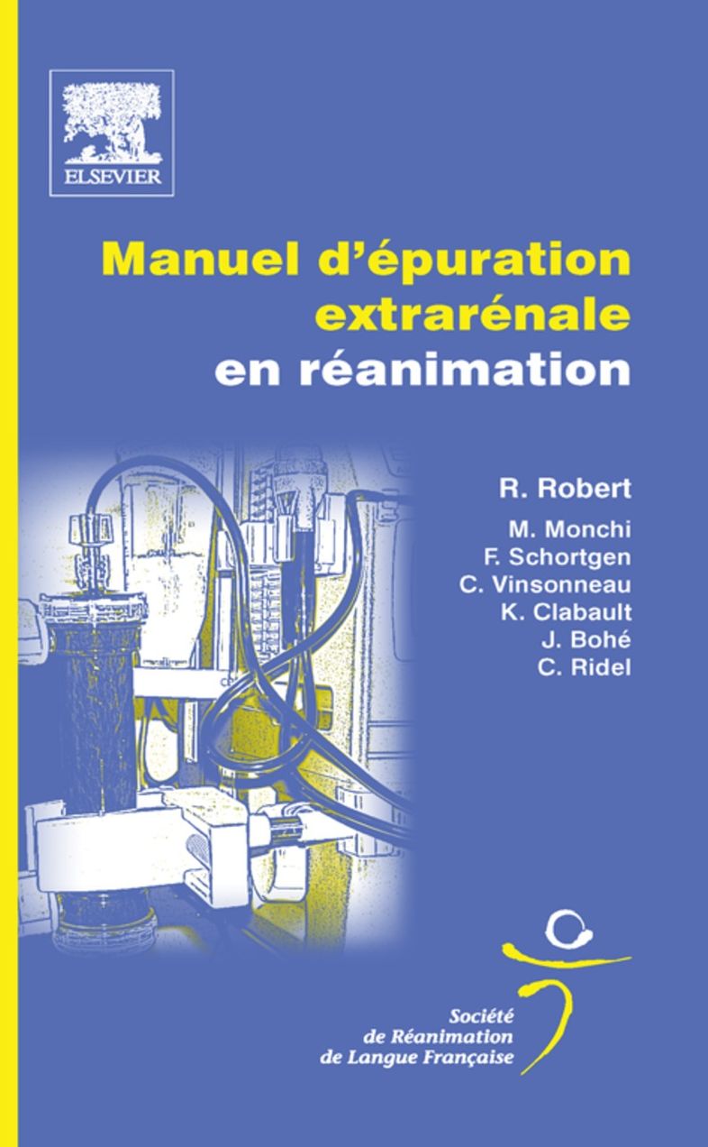 Manuel d'épuration extrarénale en réanimation