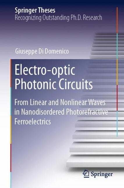 Electro-Optic Photonic Circuits: From Linear and Nonlinear Waves in Nanodisordered Photorefractive Ferroelectrics