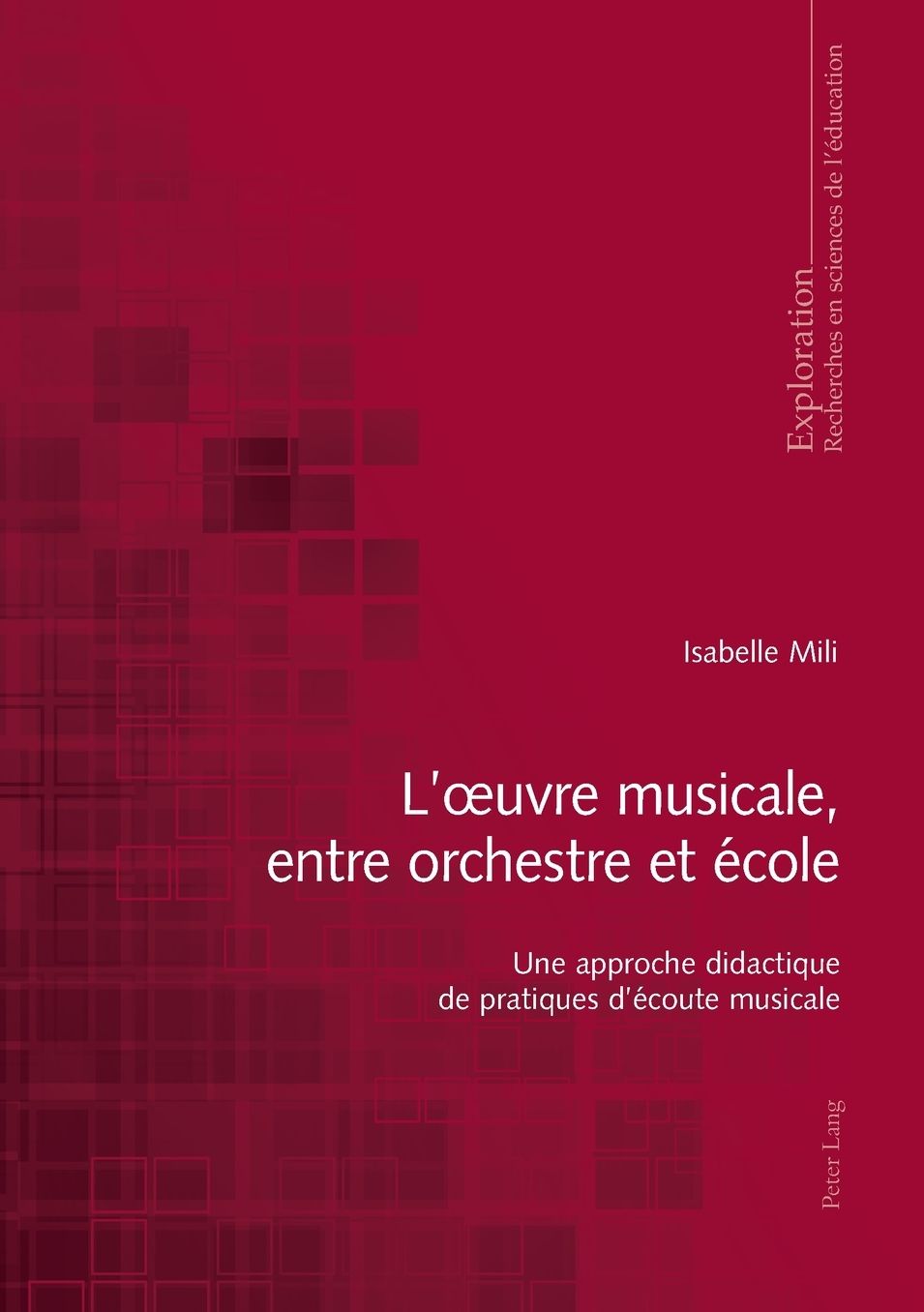 L'oeuvre musicale, entre orchestre et ecole: Une approche didactique de pratiques d'ecoute musicale
