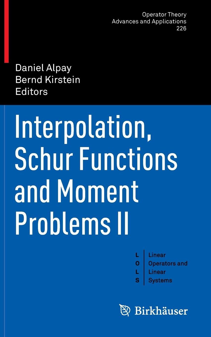 Interpolation, Schur Functions and Moment Problems II